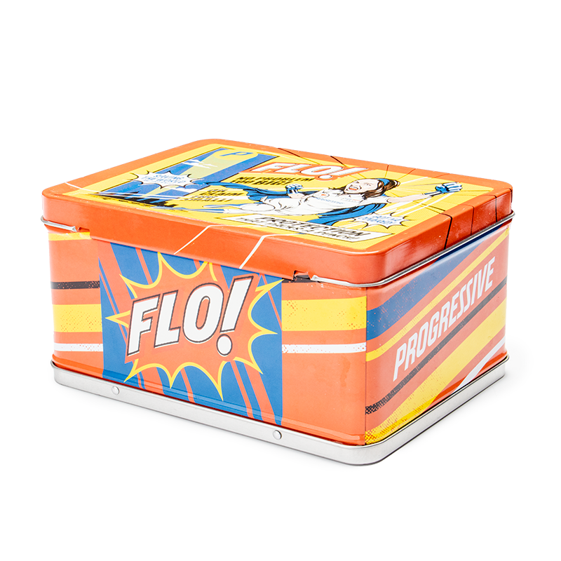 PRG1796 | Retro Flo Superhero Tin Lunch Box